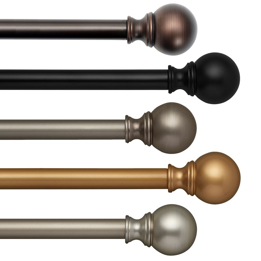 Pearl white porcelain curtain rod, glossy ceramic finish, elegant living‑room, refined décor